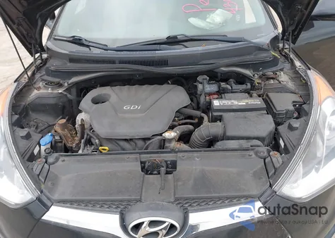 2012 Hyundai Veloster Base W/Red/Black z USA, uszkodzony, nr VIN KMHTC6AD2CU076787